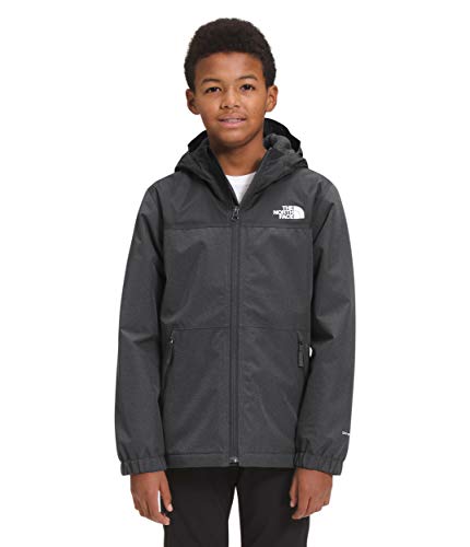The North Face Boys' Warm Storm Rain Jacket, Asphalt Grey Heather, S