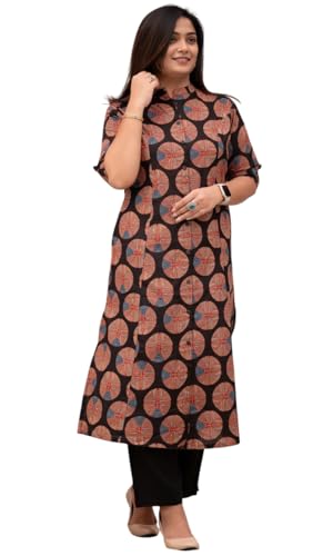 Image of Sun Fashion And Lifestyle Kurta Sets for Women | Kurta Sets | Co-Ord Set for Women Ethnic | Women's Rayon Straight Printed Kurta with Solid Pant (KP51 Red)