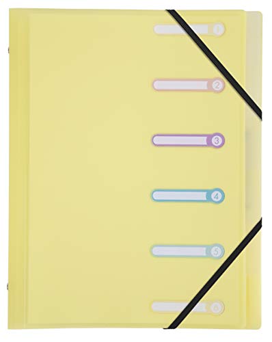 Exacompta - Cod. 56170E - 1 Cartella 3 lembi con 6...