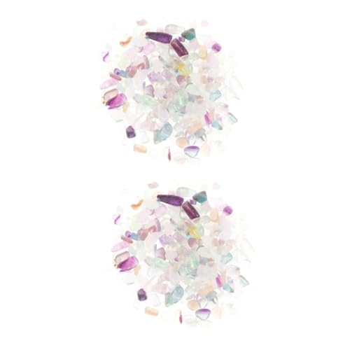 FUNOMOCYA 2pcs 1 Aquarium Stone Set Crystal Stones for Fish Tank Natural Decor for Clean Water Environment