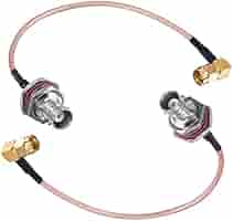 Câble Rf 50 Ohm Rg316 Câble Coaxial SMA Mâle Vers BNC Mâle Vecys - 1m 50ohm Pour Antennes Radio Adaptateur Sans Fil VNA