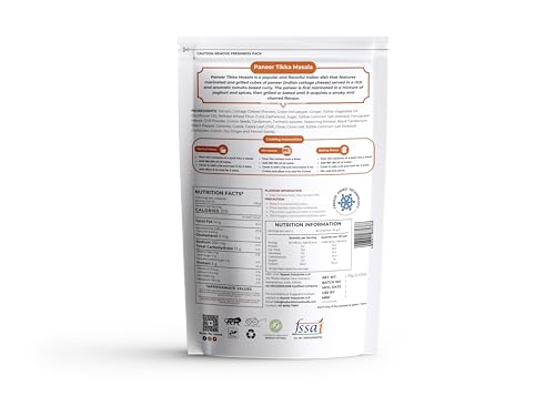 Image of Indian Kitchen Foods Instant Paneer Tikka Masala - Freeze Dried, Ready-to-Eat Indian Vegetarian Meal