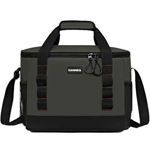 Image of Backpack Cooler Insulated Leakproof, Soft Cooler for Outdoor Camping Hiking | 7.5x13x18in, leakproof liner, waterproof oxford, multi pockets, wine opener, for camping hiking picnic fishing