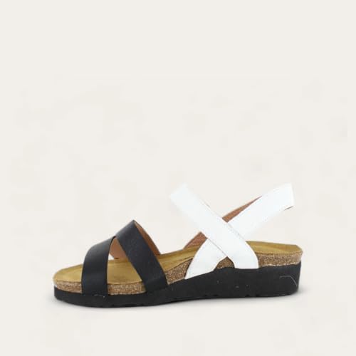 Image of NAOT Kayla Women's Sandals - Supportive 3-Strap Design with Backstrap, Cork & Latex Footbed - Arch Support - Travel-Friendly Comfortable Walking Sandals for All-Day Wear