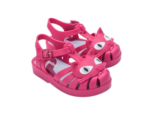 Image of mini melissa Possession Jelly Fisherman Sandal for Toddler and Kids | Iconic Fisherman Jelly Sandal for Toddlers & Girls, Adjustable Buckle, Waterproof, Bubblegum Scent, Play & Dress Shoes