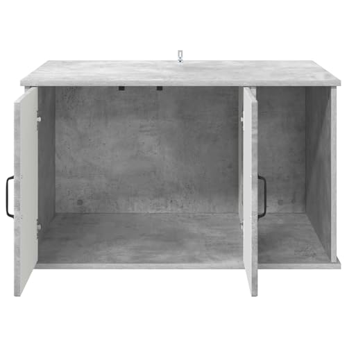 Maison pour chat en béton confortable et rectangulaire avec kit de montage - 5