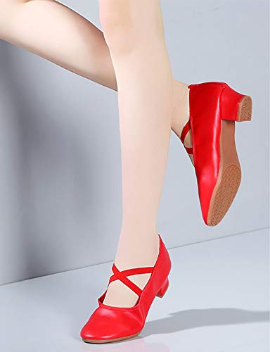 [SusanSandyLi] バレエシューズ レディース ヒール約5cm バ