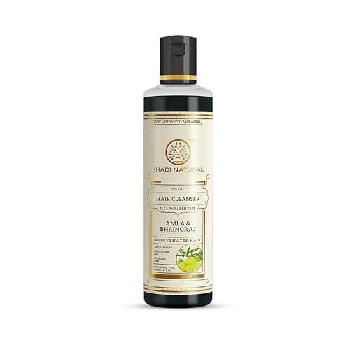 Khadi Natural Amla & Bhringraj Cleanser (Shampoo) | Controls Dand...