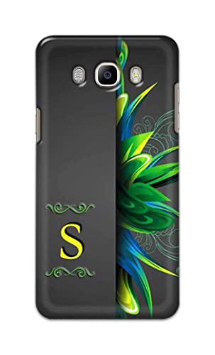 Image of Name II Initial II Letter Alphabet S Hard Back Case Cover for Samsung Galaxy J7 (2016) / On 8 (2016), J710F, J710FN, J710M, J710H Back Cover -(J5) VNS2222