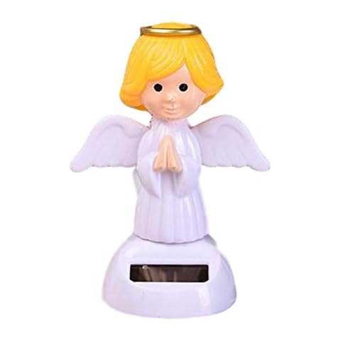CHENSTAR Christmas Bobblehead Figures, Solar Powered Swinging Doll Bobble Head Animated Figure Ornament for Office Home Desktop, Window Sill, Car Dashboard Decoration Cover