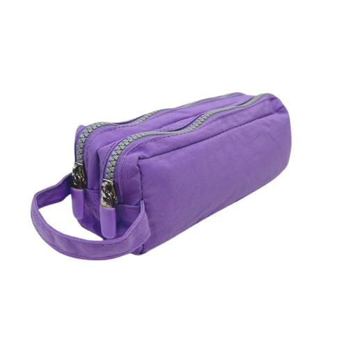 Estojo Escolar Juvenil Daterra Duplo Nylon Clinkle Lilas