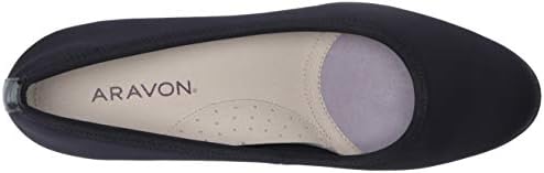 Aravon Women's Career Dress Pump, Navy Lycra , 9.5 narrow US | Image 4