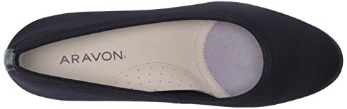 Aravon Women's Career Dress Pump, Navy Lycra , 12 Wide Us #TOP4