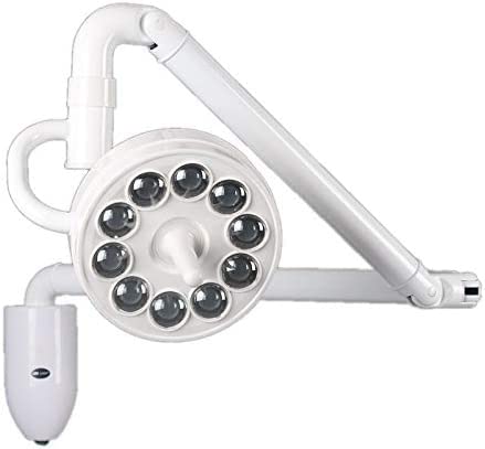Generico Lampada per Visita Medica Lampada per Visita odontoiatrica Senza Ombre da 30 W, Rotazione a 360° Lampada per Visita Medica chirurgica a LED Luce Fredda, per ginecologia, ambulatoriale, Stoma