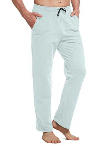 BALEAF men's cotton yoga sweatpants with pockets