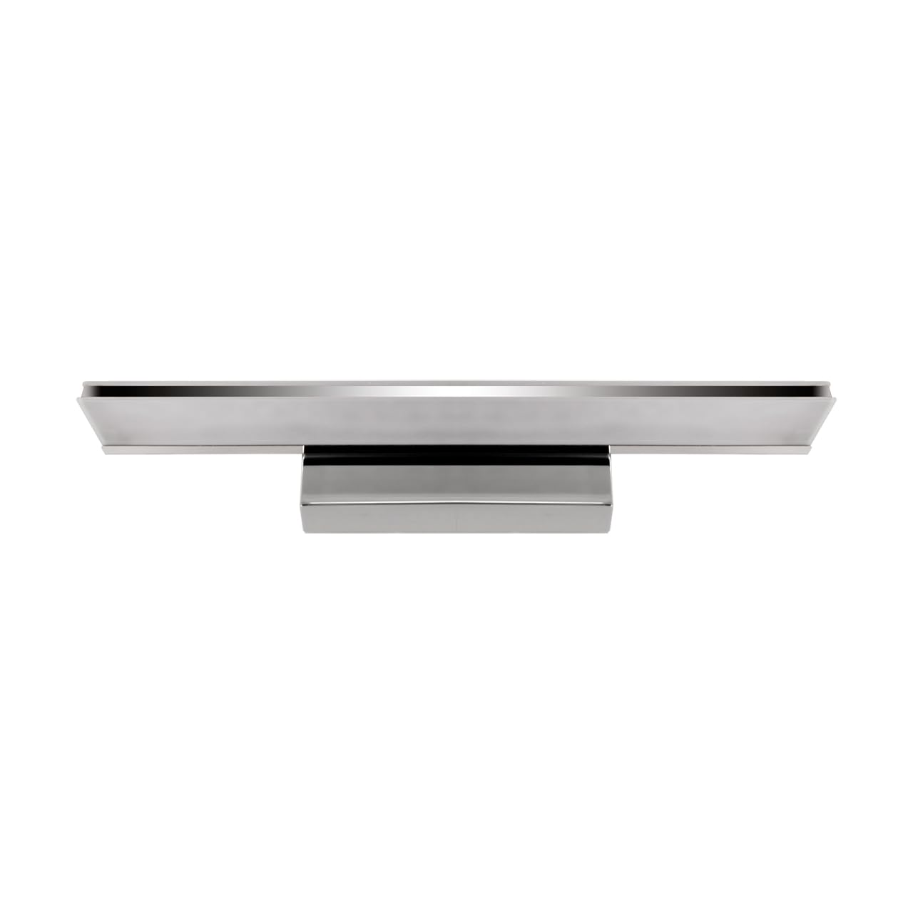 LED Badezimmerleuchte Edelstahl IP44 B: 42 cm Chrom länglich neutralweiß 4100 K 1100 lm Modern Spiegel Licht Wandleuchte Badezimmer
