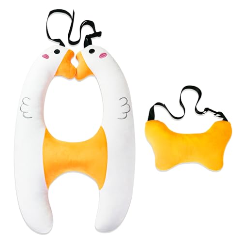Ivtivfu H-Shape Kid Car Head Support, Goose