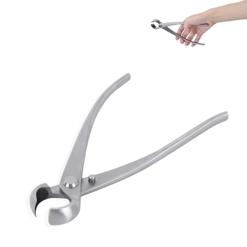 Bonsai-Zange 180 mm Bonsai Knospenzange Gartenarbeit Cutter Tool Edelstahl Garten Bonsai Werkzeug Bonsai-Schere mit runder Kante Bonsai Cutter Branch Zange