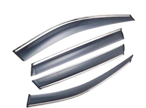 Déflecteurs de vitre Nissan Livina plastique noir anti-pluie 4pcs