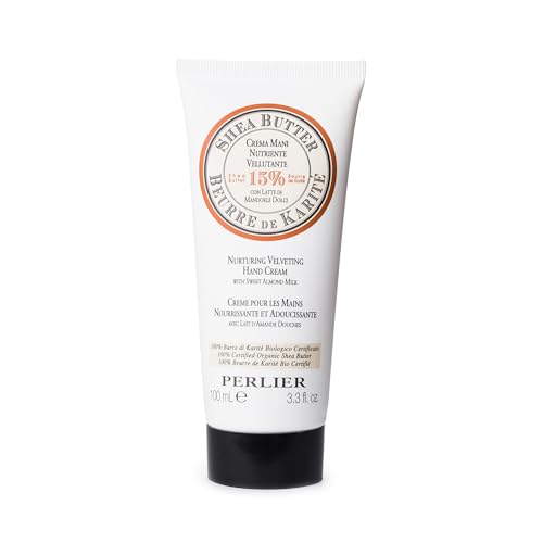 Perlier Shea Butter & Sweet Almond Milk Hand Cream, 3.3 fl oz