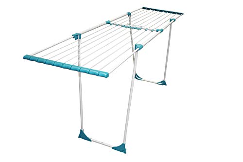Preisvergleich Produktbild SEPIO - Wäscheständer / Flügelwäscheständer / Wäscheständer Ausziehbar / Teleskopischer Wäschetrockner Ständer / Standtrockner / Klappbar / Waschestandtrockner / Clothes Drying Rack