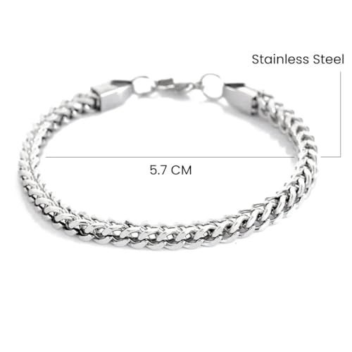 Image of Salty Alpha Anti Tarnish Bracelet for Men | Hand Bands for Boys | Wrist Bracelets for Man | Fashion Jewellery Accessories | Stylish Minimal Jewelry | Gift for Marriage, Birthday, Anniversary