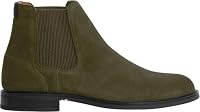 Tommy Hilfiger Herren Corporate Dressy Suede Chelsea Fm0fm05953 Niedrige Stiefel, Khaki Platinum Olive, 41 EU – Ansicht 5