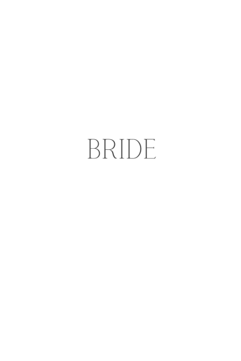 Bride Notebook: Black & White Bridal Collection