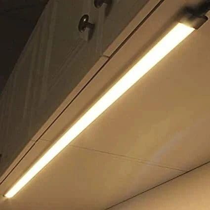 Image of 2 Feet (24 Inches) Warm White LED Profile Light 12 W 4 cm Tube Light (Yellow)