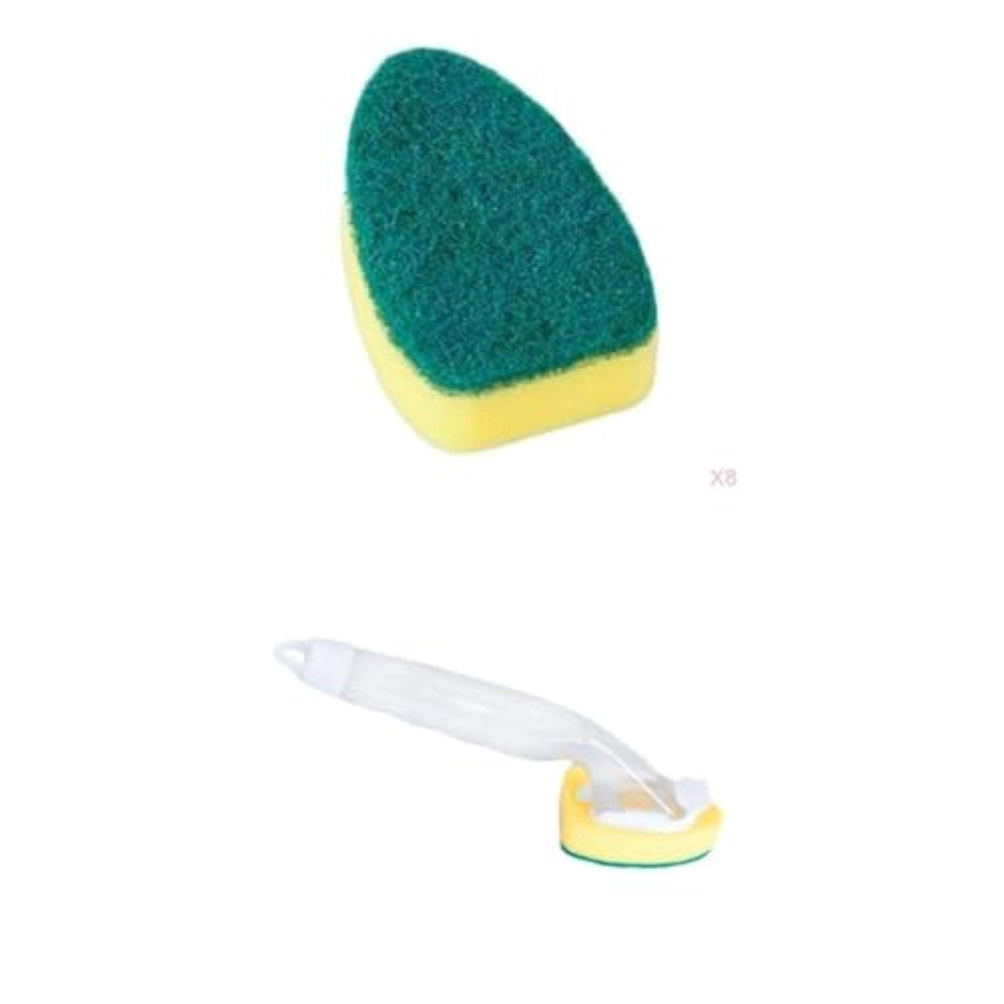Dish Wand Sponge with 8 Spare Sponge Heads