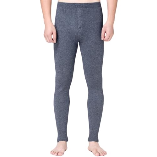 Men's Thermal Underwear Bottoms Long Johns 100% Cashmere Leggings Warm Running Hiking Ski Trouser