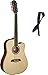 Oscar Schmidt 12 String Acoustic/Electric Guitar w/ Free Strap, Natural, OD312CE
