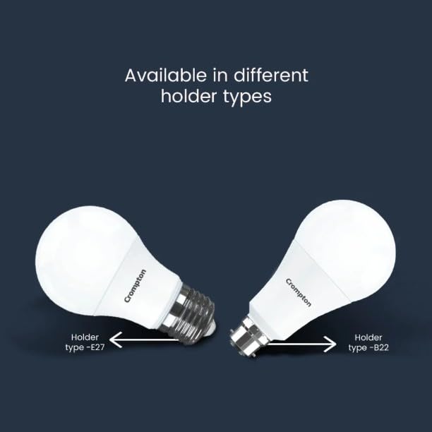 Image of Crompton LED Lamp | 18W | Cool Day Light | B22 Base | Energy Efficient & Long Life | 6500 Kelvin | for Home & Office| 1 year Warranty | Pack of 1
