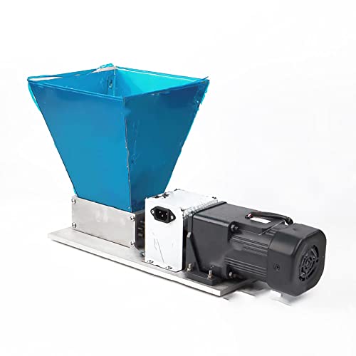 JNPGVTCD Molino de Granos eléctrico, trituradora de Malta de 2 Rodillos con Taladro de Acero Inoxidable, trituradora para elaboración de Cerveza casera, para Granos, maíz, Cebada,