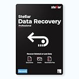 Stellar Data Recovery Professional for Mac Software | Recover Deleted Files, Volumes, & Monitor HDD/SSD Health | 1 PC 1 Year Subscription | Keycard Delivery