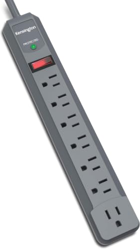 Image of Kensington Guardian 7-Outlet, 6-Foot Power Cord, & 540 Joules Premium Surge Protector (K38217NA) (Pack of 5)