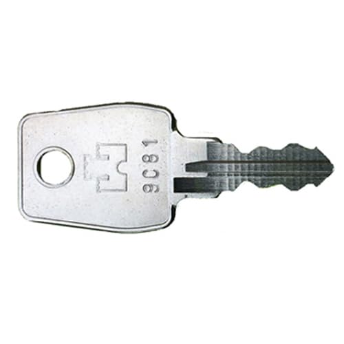 Lockdoctor.biz Silver Replacement Eurolocks Office Furniture Keys (Range 9001-9500) | Display Units, Lockers, Cupboards, Alarm Panels, Post Boxes, Server Cabinets, Desks, Electrical Switches & More | Key Number Required