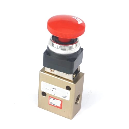 Vanne mécanique pneumatique JM-06 G1/4 2/3 voies avec bouton champignon