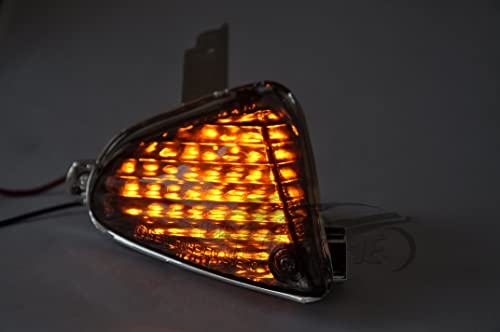 TOPZONE Fit Suzu-ki 2008-2009 GSX-R600/750; 2007-2008 GSX-R1000; Su-zuki LED Rear Turn Sigal, Idicator, Blinker (LED installed, Clear)