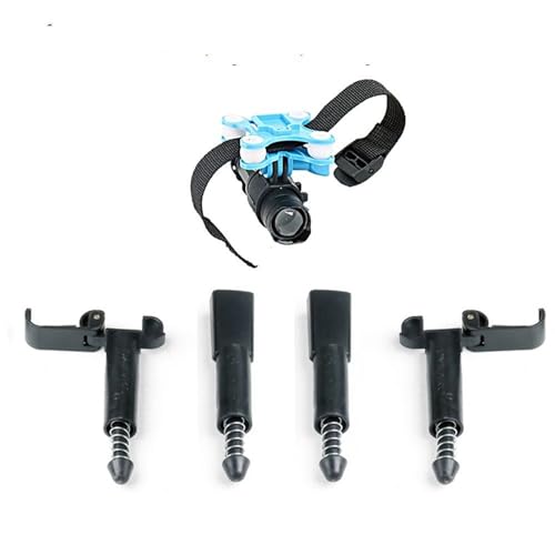 MEXWLOP Le pied à ressort est, for les pièces de rechange d'avion sans pilote Hubsan H117S Zino Pro + zino Plus Ensemble de pales d'hélice de drone(4)