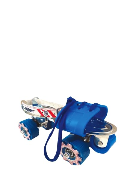 Laser Super Attack Next Generation with Brake Adjustable Quad Roller Skates Suitable for Age Group 6-15 Years Old