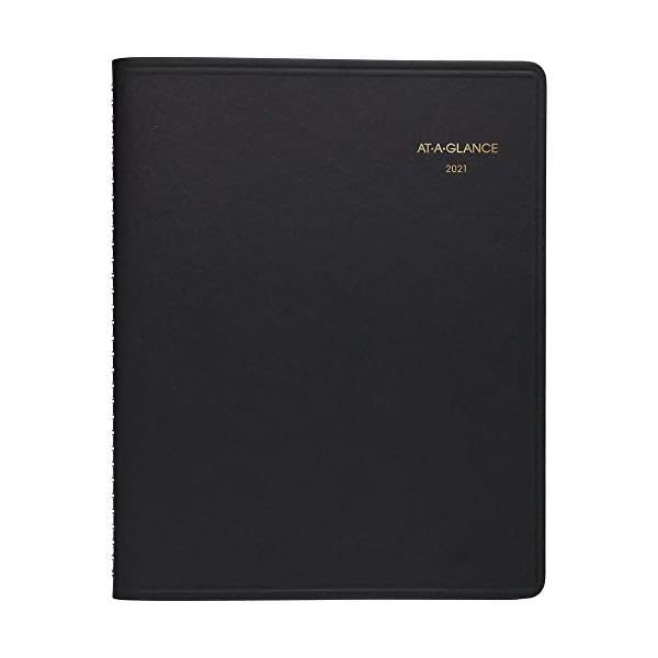AT-A-GLANCE, Wochenplaner 2021, 14 x 21 cm, klein, 12 Monate, schwarz (700750521)