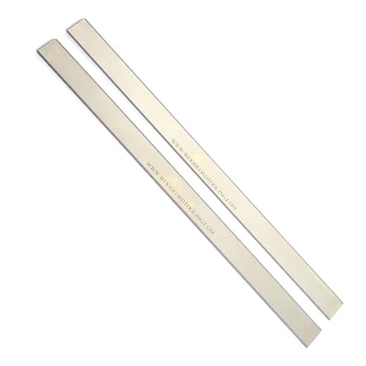 Xcalibur Tooling Jointer Knives Planer Blades Compatible with Grizzly G6702 Thicknesser 20" x 1" x 1/8" HSS Jointer Knives Planer Blades, 4-Pack and Magnate PK2004T