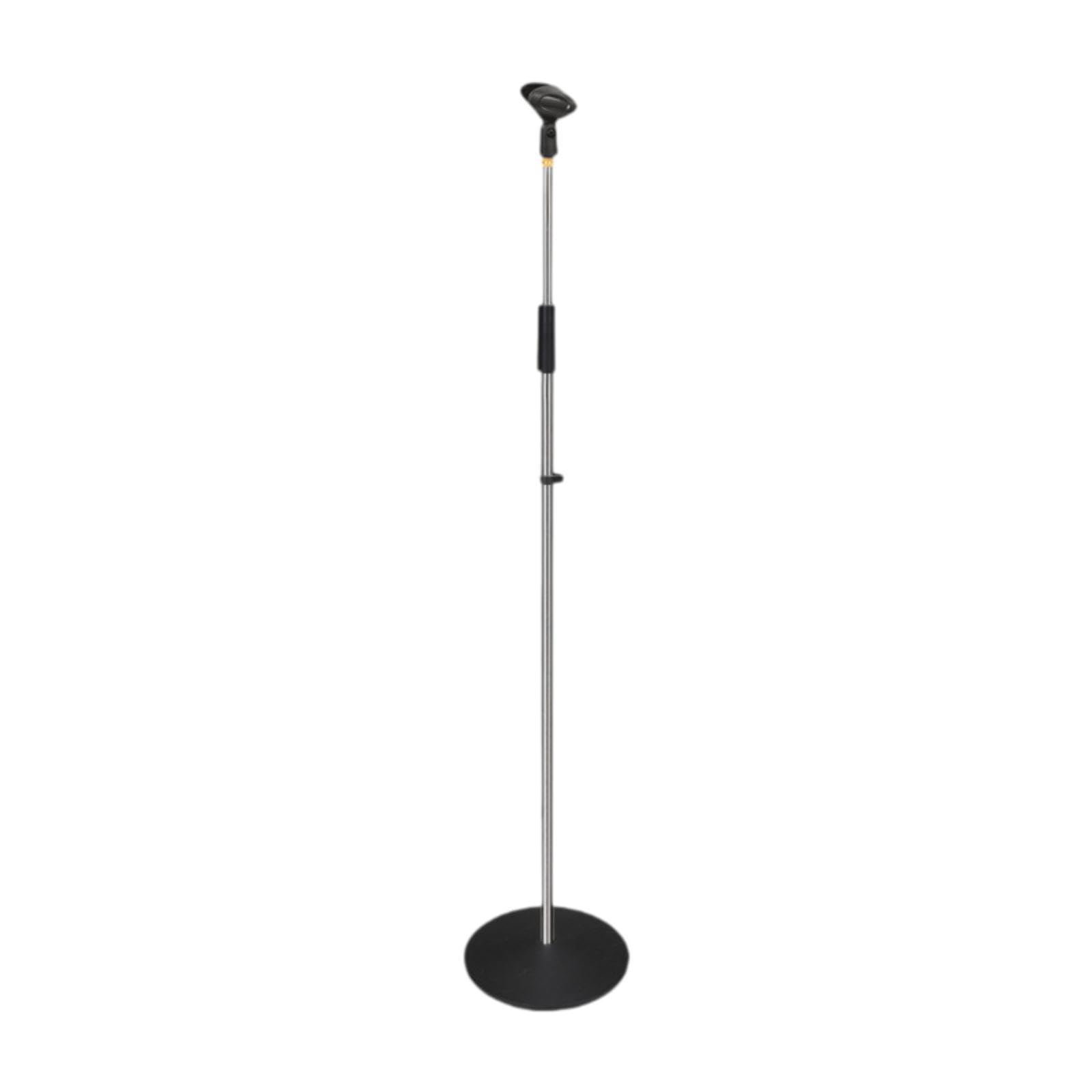Microfono Stand Stable Con Base Rotonda E Clamp Flessibile