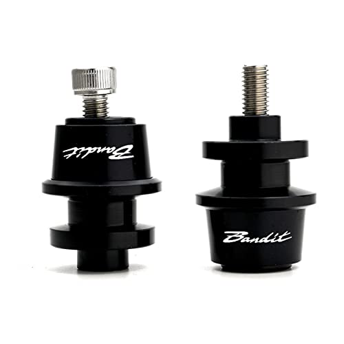 Curseurs de bras oscillant M8 Suzuki Bandit diabolos noirs support