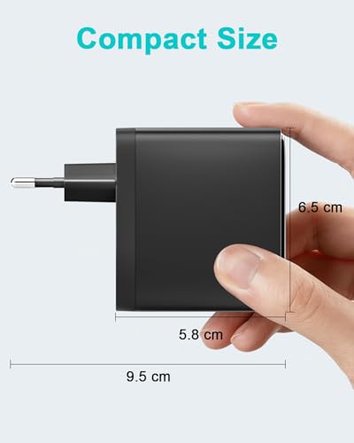 Cargador USB C 100W compacto ideal para teletrabajo y viajes con MacBook Pro 4