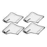 HIAKDOFT 2 Pares de Guantes para Manillar de Motocicleta Impermeables y Resistentes al Viento Fundas Transparentes para Manillar Protección contra Lluvia y Frío para Moto de Nieve