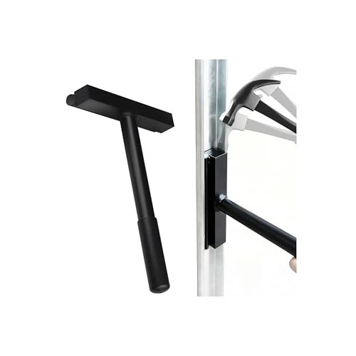 333'S Garage Door Track Anvil - Clamp-On 2-Inch Track Straightener for Vertical Roller Rails, No Removal, Quiets Noisy Doors, Heavy-Duty Garage Door Tools