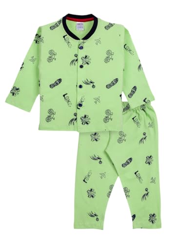 Image of 3BROS BodySuit /Dress for Boys /Girls Full Pajama & Casual Full Sleeves Night Suit Top Combo Kids Set