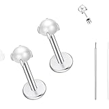 Photo Gallery limerencia orecchino posteriore piatto in titanio senza fili, 20 g, pressa in titanio, push pop in cartilagine, trago, labret, labbro, medusa, conchiglia, piercing per corpo, ipoallergenico per uomo e Photo Gallery limerencia orecchino posteriore piatto in titanio senza fili, 20 g, pressa in titanio, push pop in cartilagine, trago, labret, labbro, medusa, conchiglia, piercing per corpo, ipoallergenico per uomo e